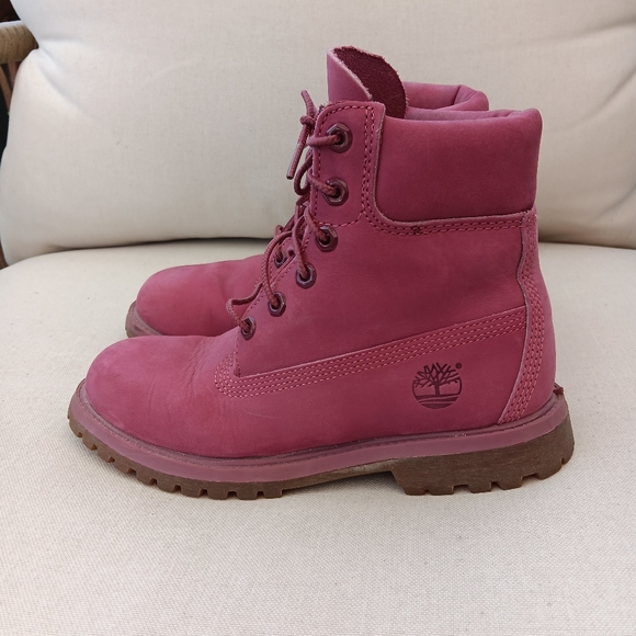 Timberland 6" leather boots pink - Picture 7 of 11